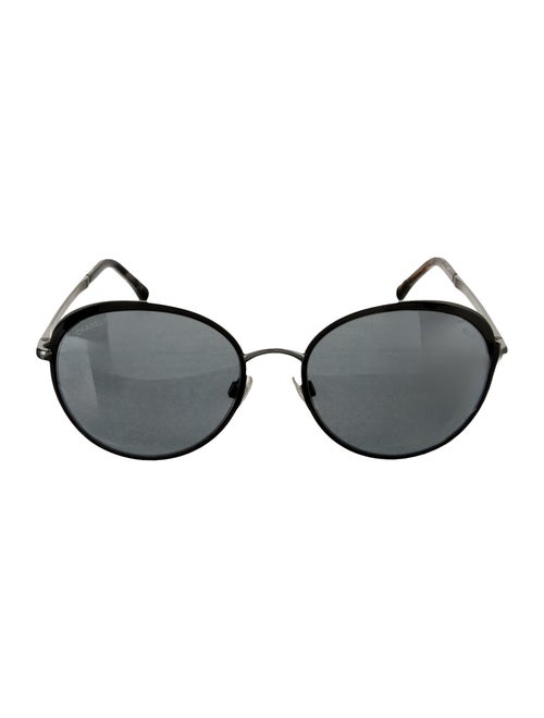 Chanel Interlocking CC Logo Round Sunglasses
