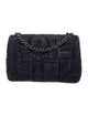 Chanel Denim Perfume Embroidered Jumbo Flap Bag