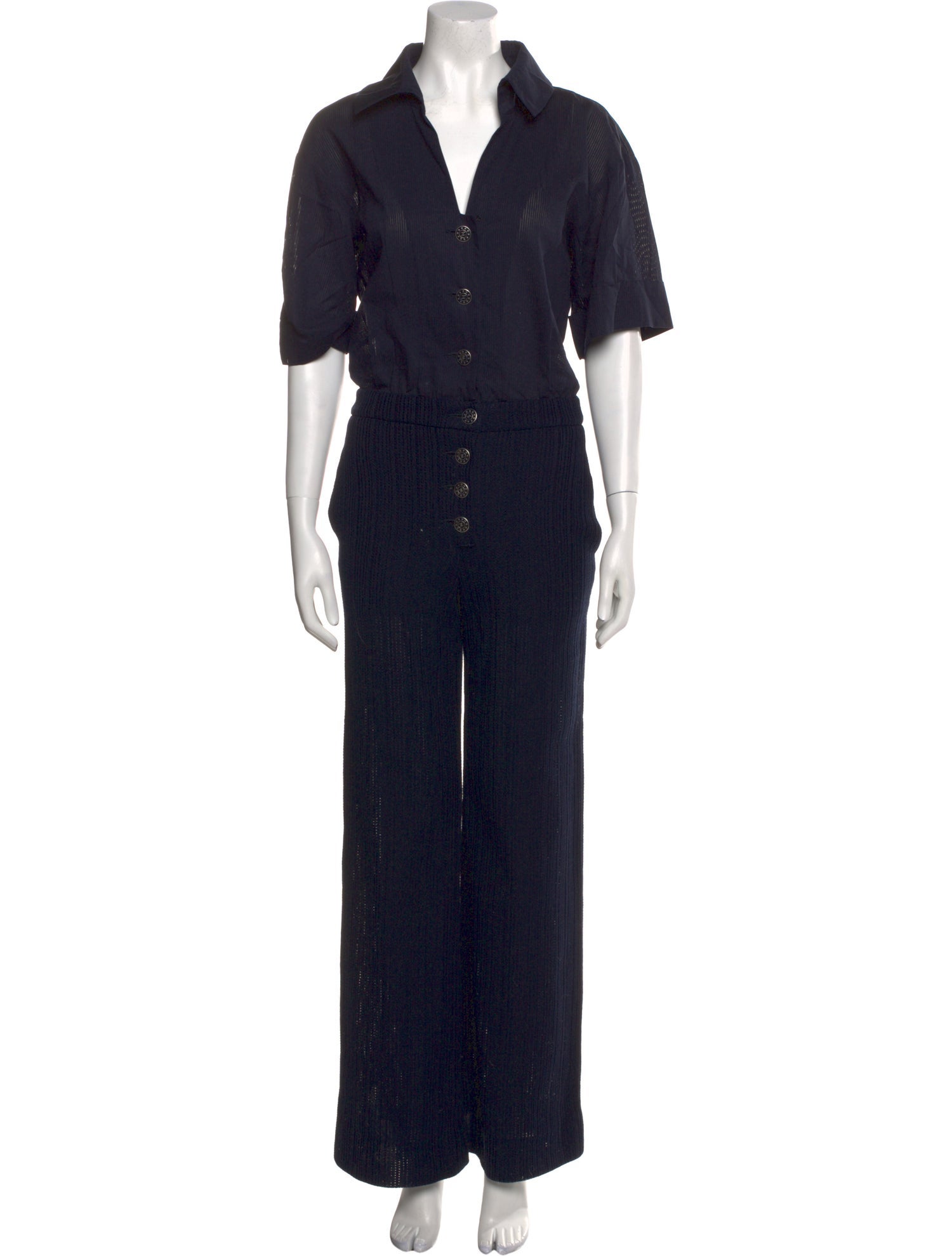 Chanel 2013 V-Neck Jumpsuit
