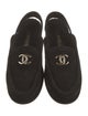 Chanel 2025 Interlocking CC Logo Slingback Flats