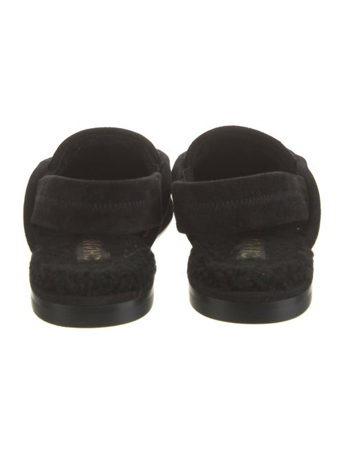 Chanel 2025 Interlocking CC Logo Slingback Flats