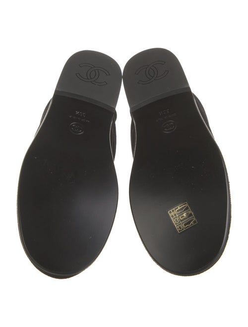 Chanel 2025 Interlocking CC Logo Slingback Flats