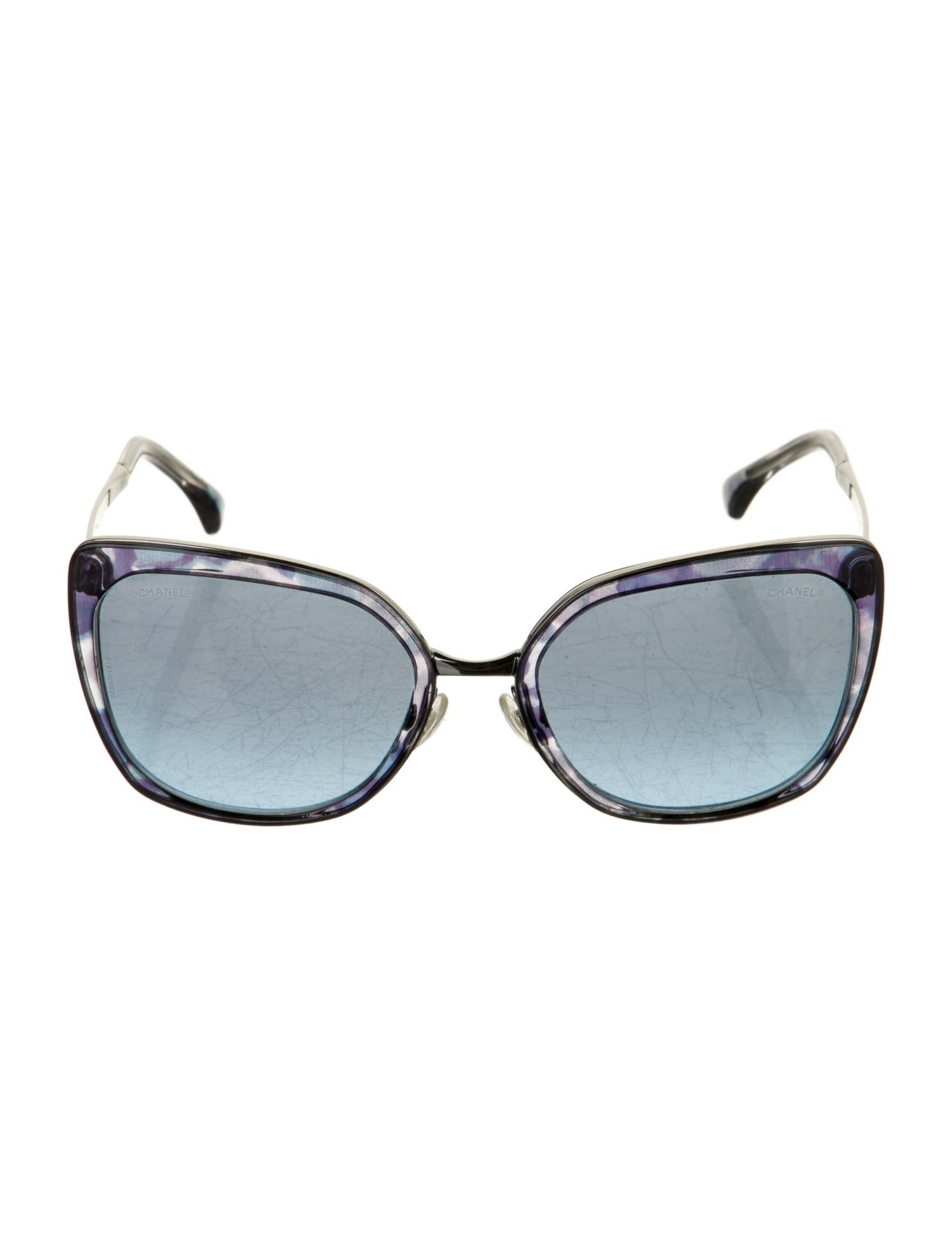 Chanel Interlocking CC Logo Oversize Sunglasses