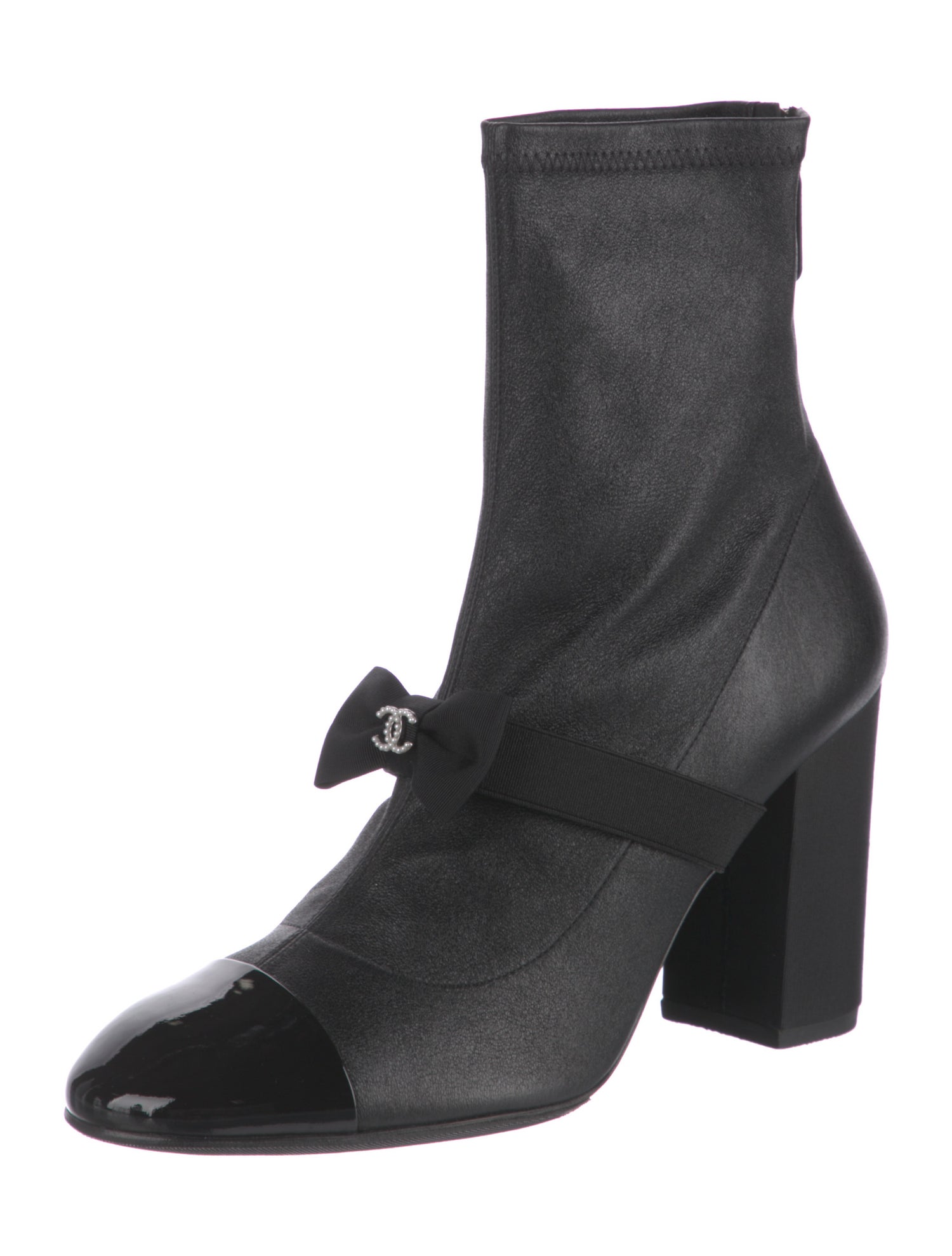 Chanel 2023 Interlocking CC Logo Sock Boots