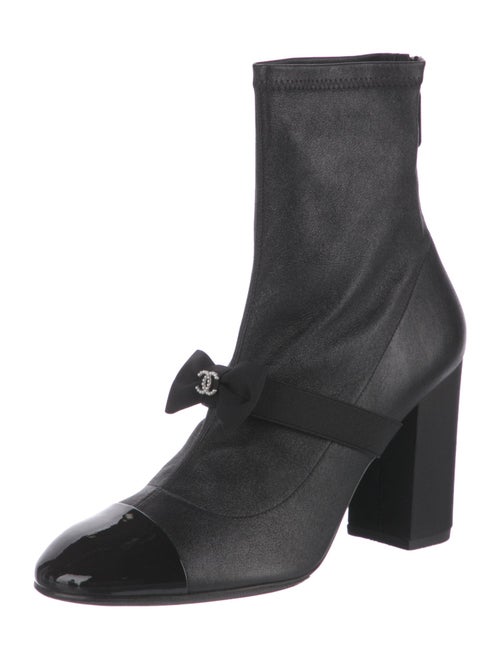 Chanel 2023 Interlocking CC Logo Sock Boots
