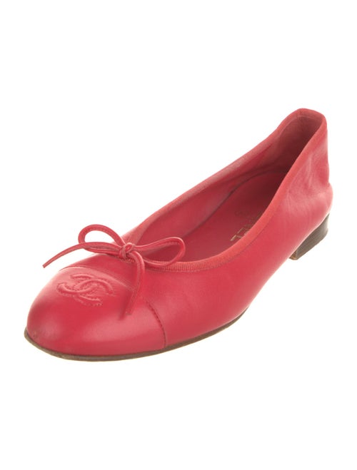 Chanel Interlocking G Logo Leather Ballet Flats