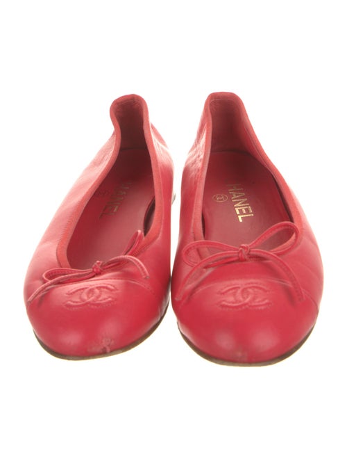 Chanel Interlocking G Logo Leather Ballet Flats