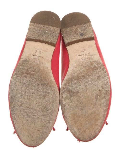 Chanel Interlocking G Logo Leather Ballet Flats