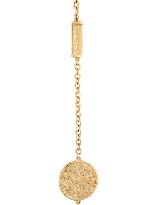 Chanel 2024 CC Medallion Station Necklace