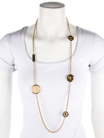 Chanel 2024 CC Medallion Station Necklace