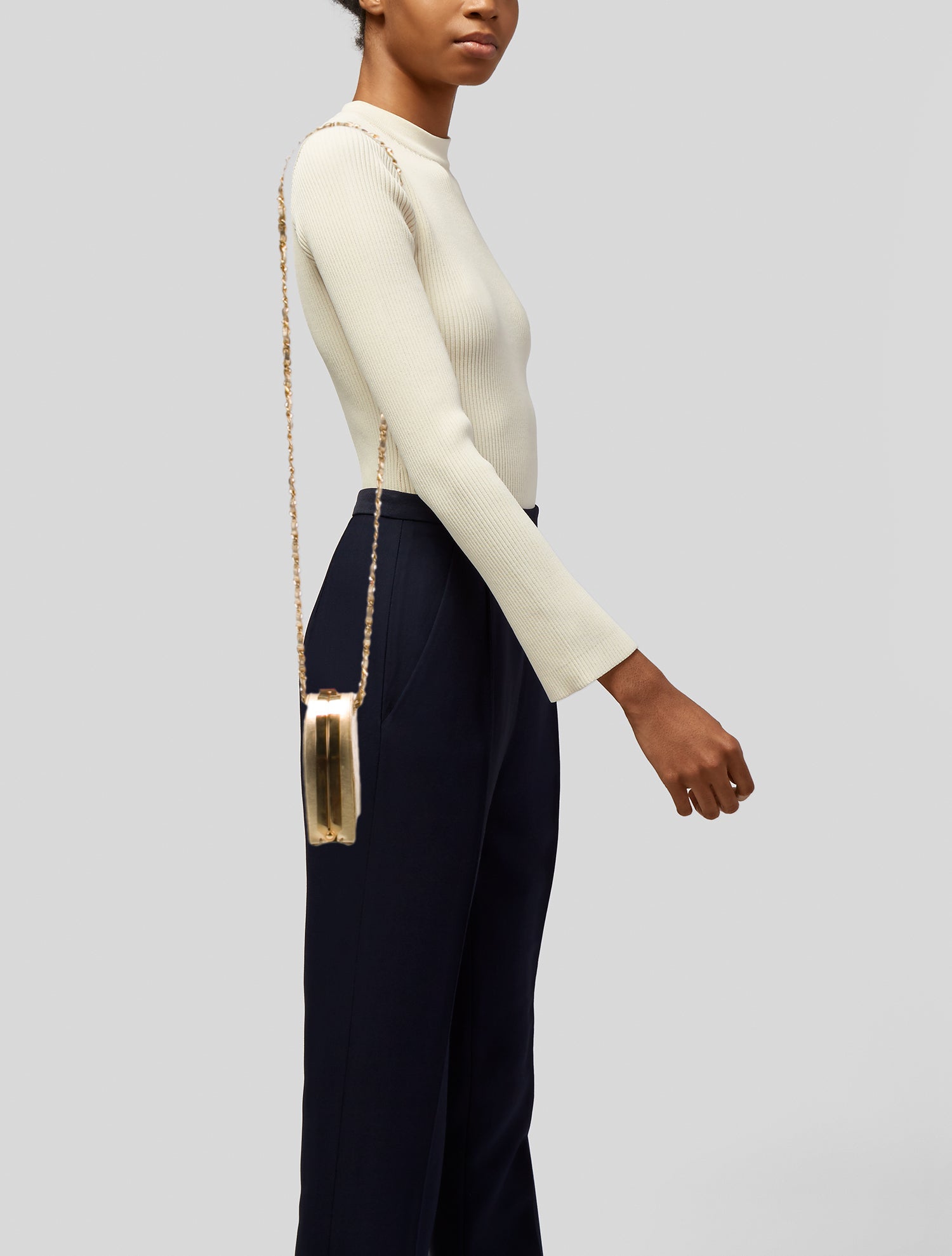 Chanel Quilted Frame Chain Bag