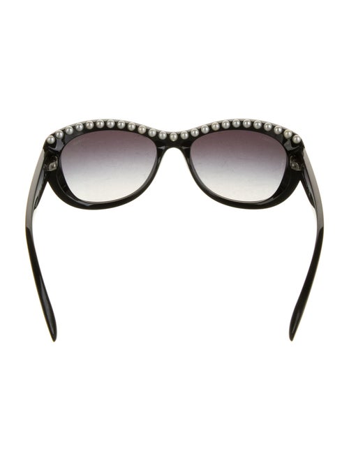 Chanel Interlocking CC Logo Cat-Eye Sunglasses