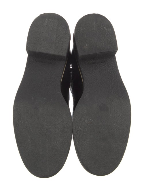 Chanel Interlocking CC Logo Leather Lace-Up Boots