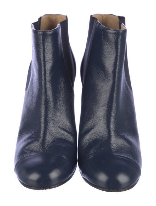 Chanel 2016 Interlocking CC Logo Chelsea Boots