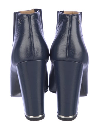 Chanel 2016 Interlocking CC Logo Chelsea Boots
