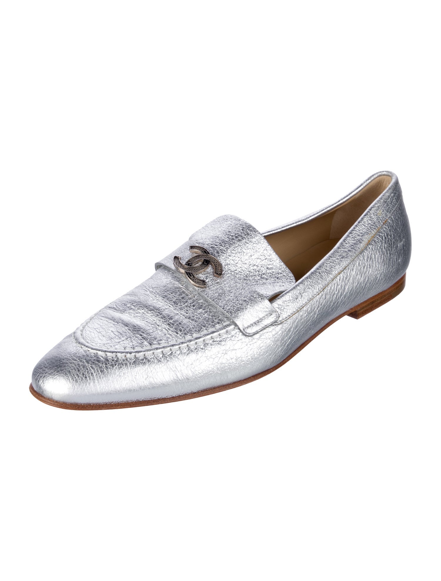 Chanel 2017 Interlocking CC Logo Loafers