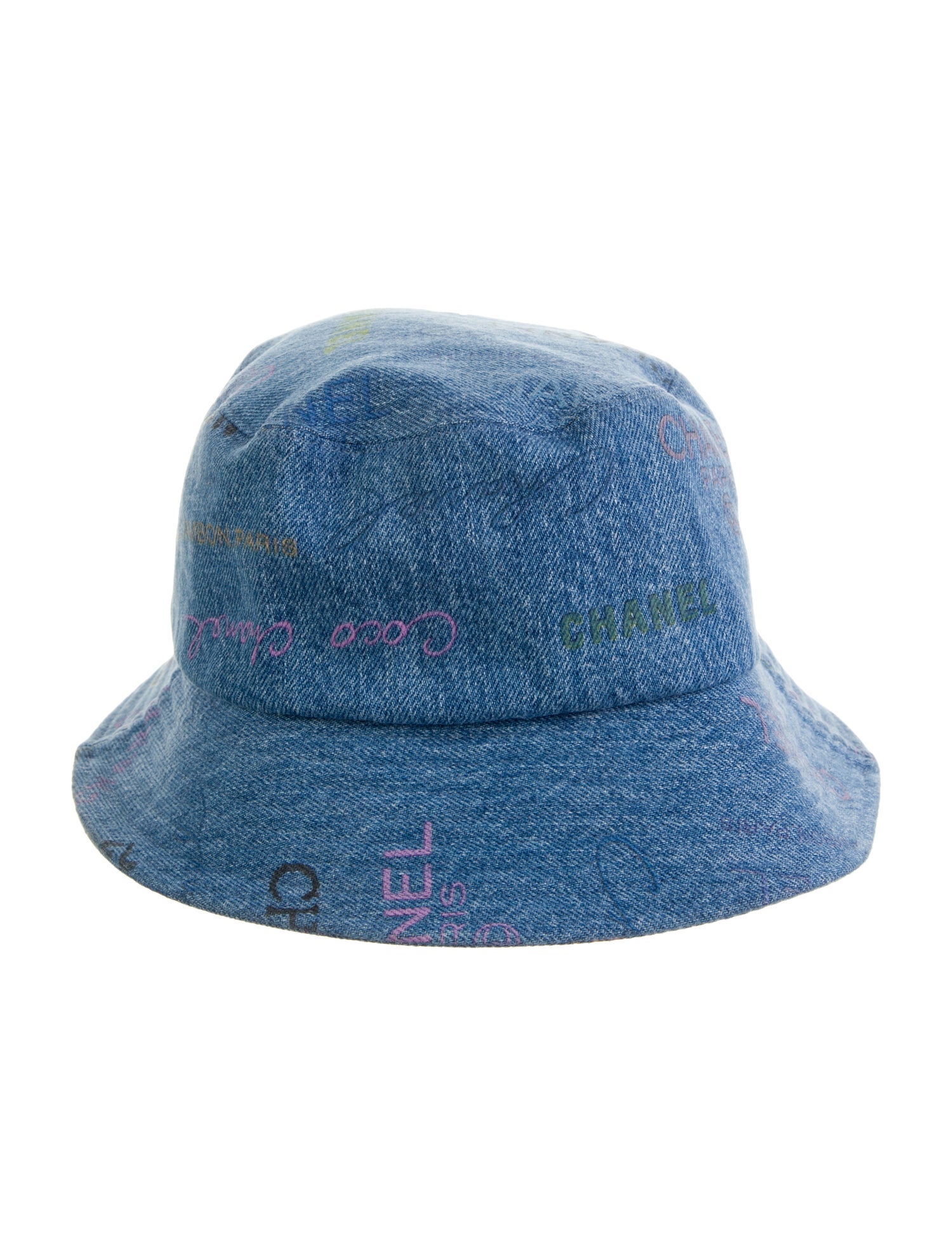 Chanel Denim Logo Bucket