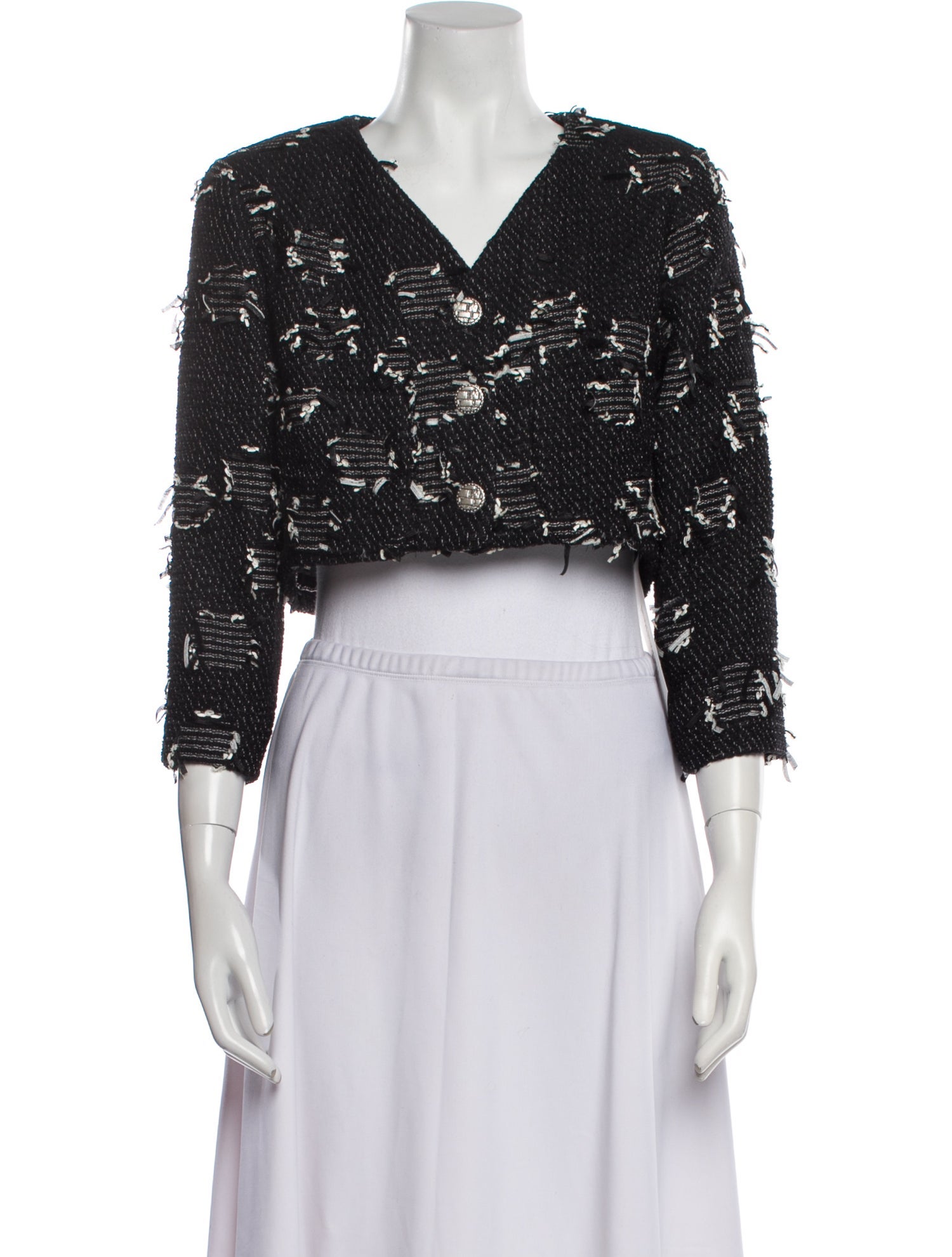 Chanel 2015 Tweed Pattern Bolero