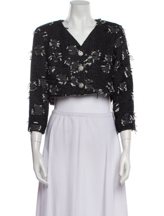 Chanel 2015 Tweed Pattern Bolero