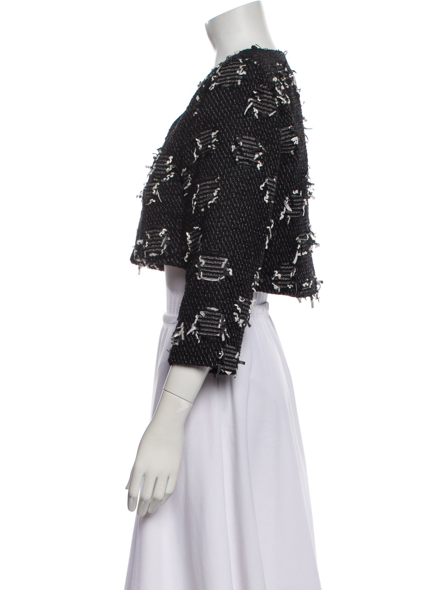 Chanel 2015 Tweed Pattern Bolero