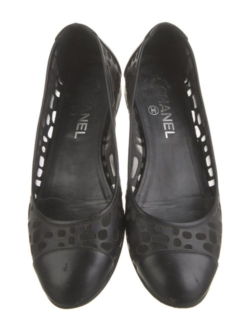Chanel Interlocking CC Logo Calfskin Flats