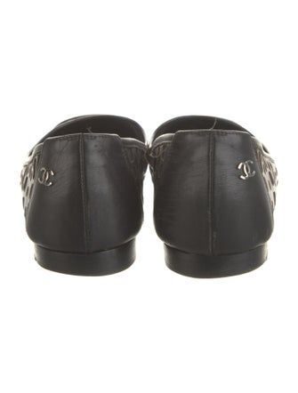 Chanel Interlocking CC Logo Calfskin Flats