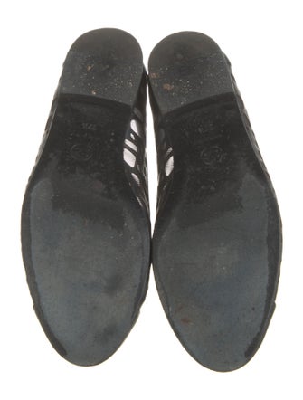 Chanel Interlocking CC Logo Calfskin Flats