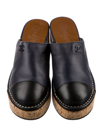 Chanel 2016 Interlocking CC Logo Mules