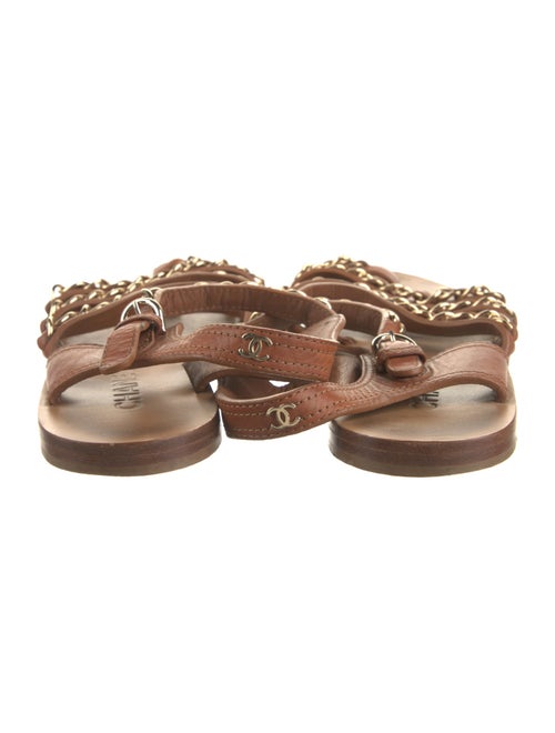 Chanel 2017 Interlocking CC Logo Gladiator Sandals