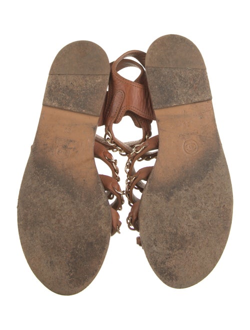 Chanel 2017 Interlocking CC Logo Gladiator Sandals