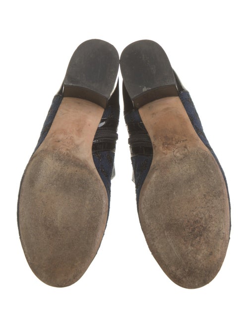 Chanel Interlocking CC Logo Tweed Boots