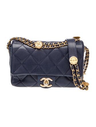 Chanel Caviar Mini Twist Your Buttons Flap Bag
