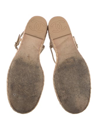 Chanel 2023 Interlocking CC Logo Slingback Pumps