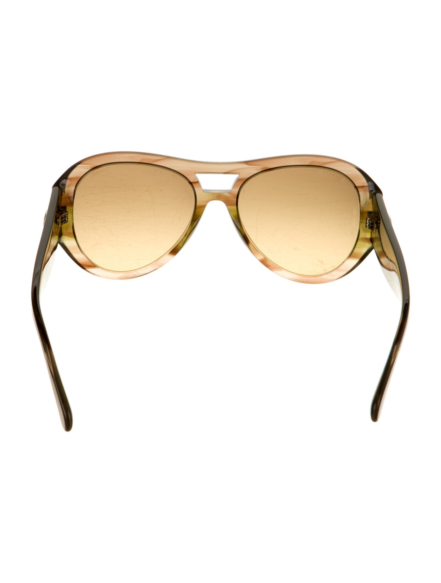 Chanel Interlocking CC Logo Aviator Sunglasses