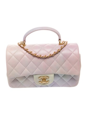 Chanel Ombre Rectangular Mini Top Handle Flap Bag