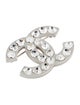 Chanel Strass Heart CC Brooch