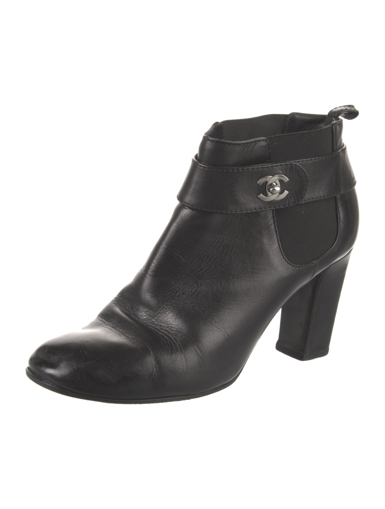 Chanel 2013 Interlocking CC Logo Boots