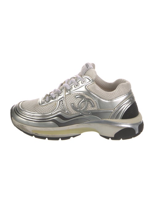 Chanel Interlocking CC Logo Mesh Chunky Sneakers