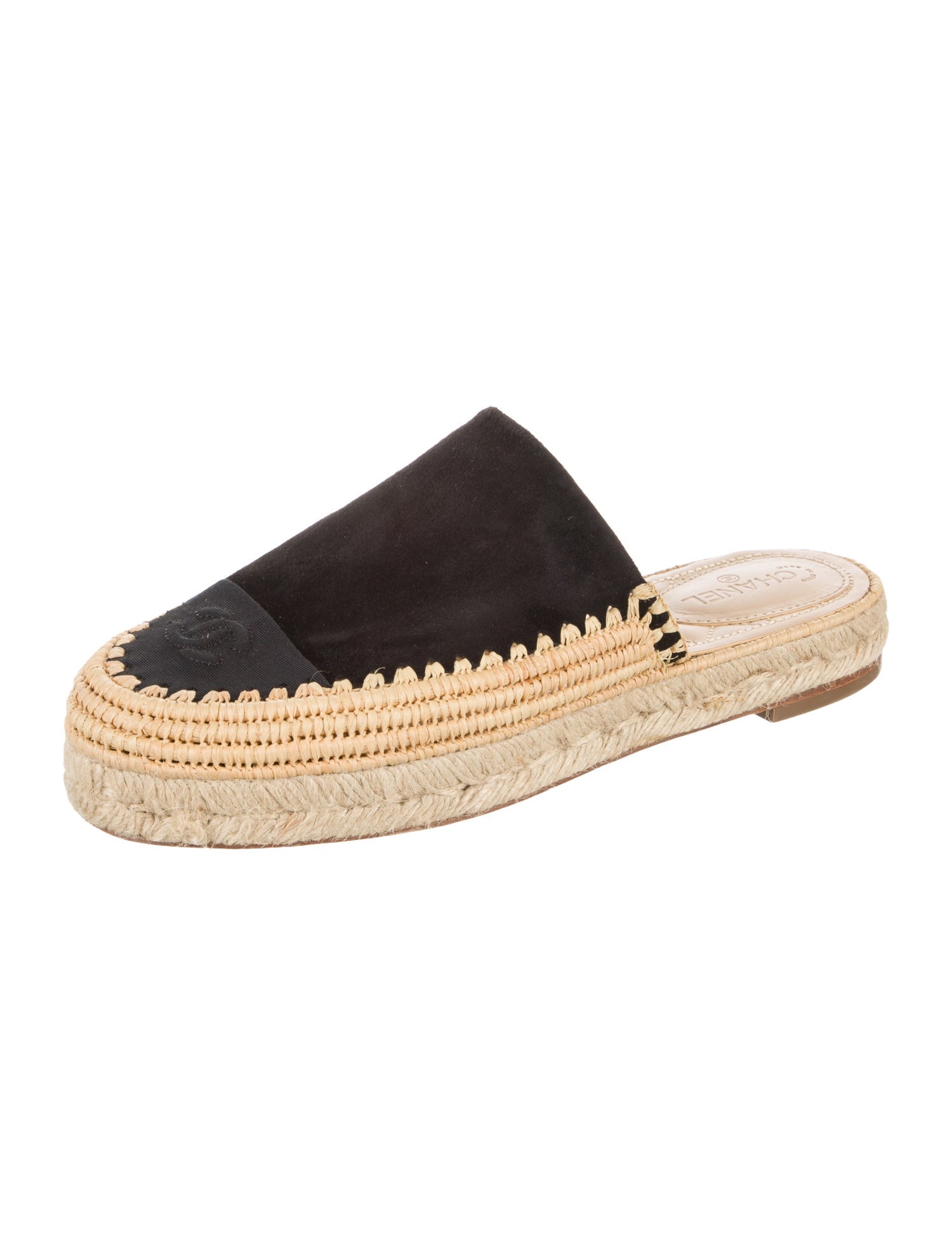 Chanel 2018 Interlocking CC Logo Espadrilles