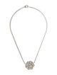 Chanel Strass CC Camellia Pendant Necklace