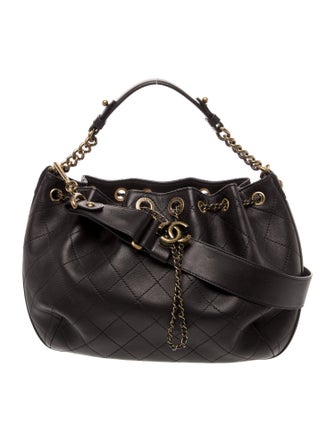 Chanel Paris-Rome Small Drawstring CC Bag