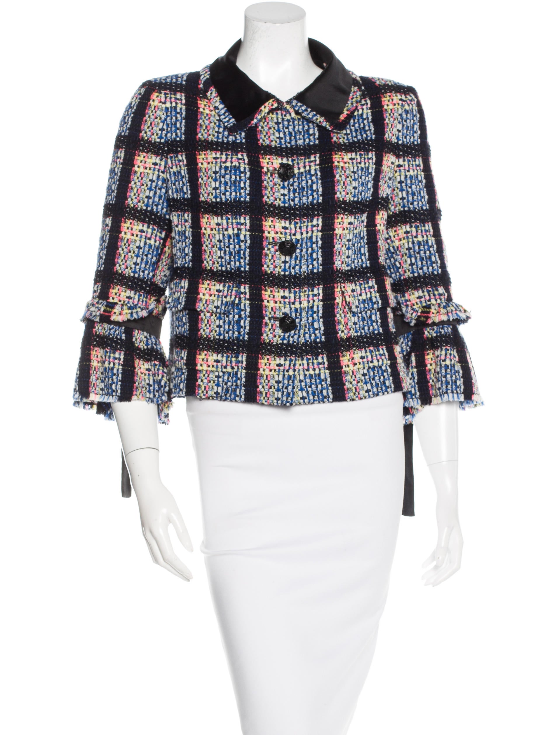 Chanel Tweed Double-Breasted Jacket