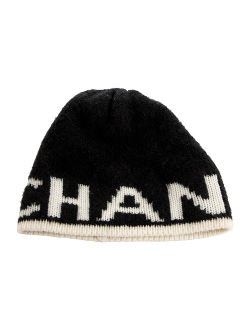 Chanel Logo Cashmere Beanie