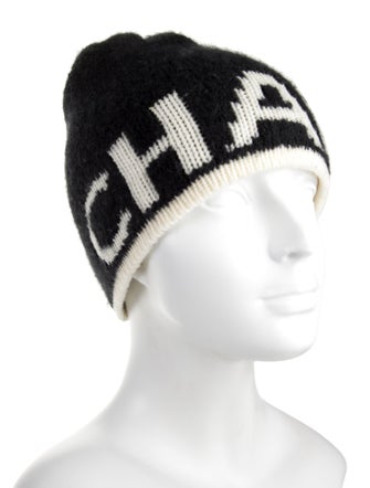 Chanel Logo Cashmere Beanie