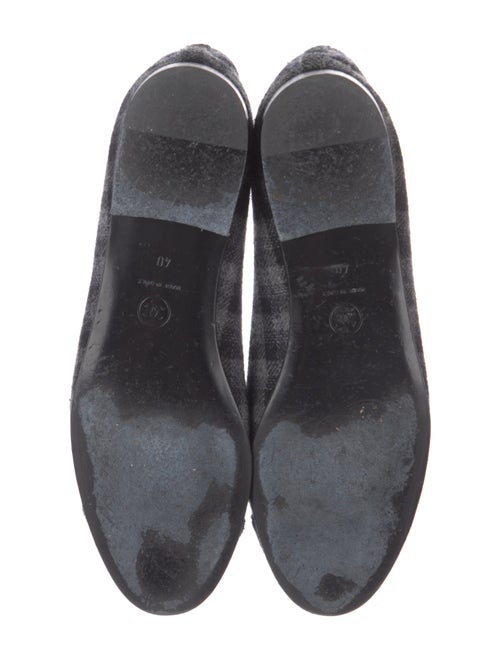 Chanel 2015 Interlocking CC Logo Ballet Flats