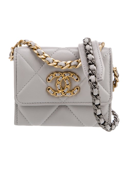 Chanel 19 Card Holder on Chain