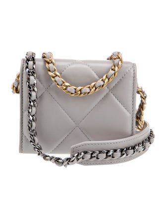 Chanel 19 Card Holder on Chain
