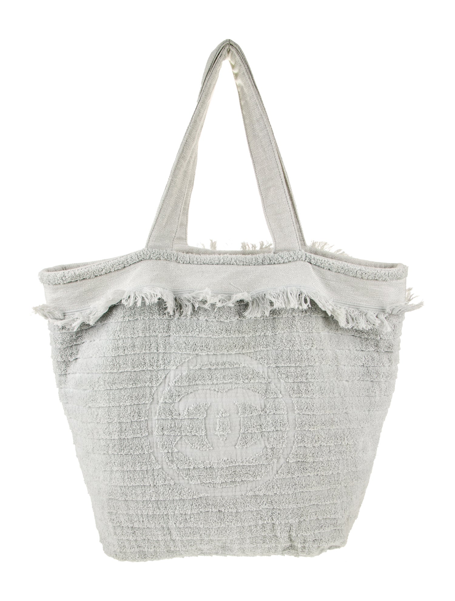 Chanel Terry CC Beach Tote w/ Pouch