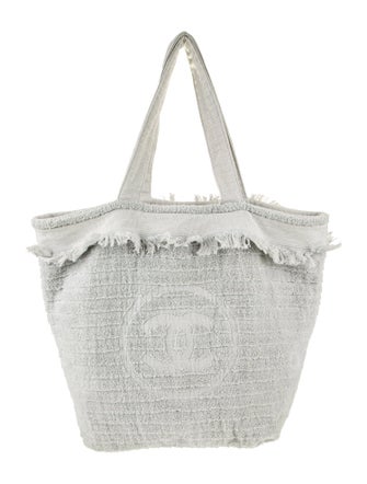 Chanel Terry CC Beach Tote w/ Pouch