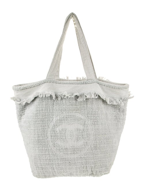 Chanel Terry CC Beach Tote w/ Pouch